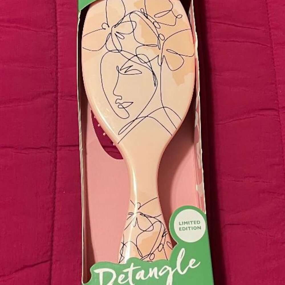 NEW WET BRUSH ORIGINAL DETANGLER ~ LIMITED EDITION ~ MODERN BOTANICAL BUTTERFLY - Picture 4 of 10